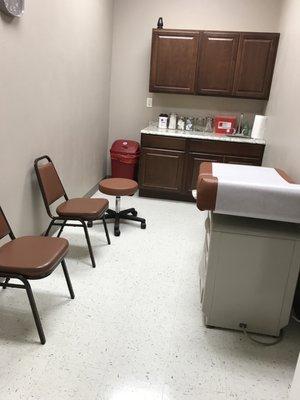 Beautiful, clean exam rooms.