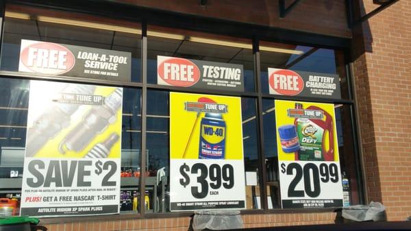 Free Testing at Auto Zone - Perkins & College location