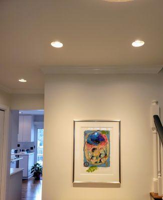 Foyer Recessed Artwork Lighting in Silver Spring MD