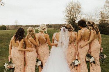 Bridal party hair.