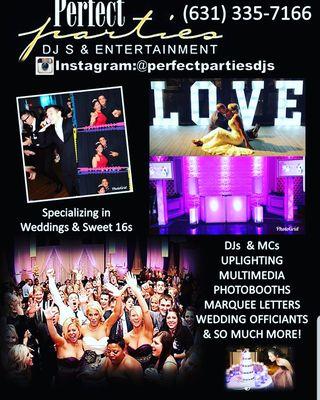 Weddings & Sweet 16s