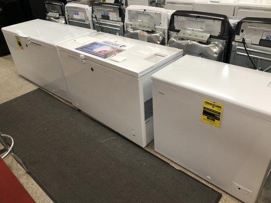 7, 11, 16 cu. ft. chest freezers