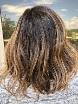 Balayage for soft lived in color!