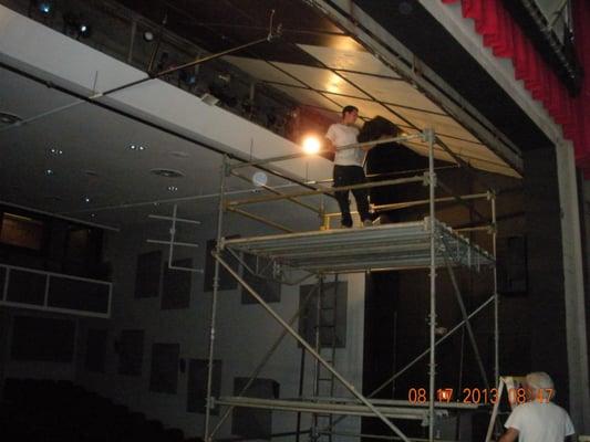 Painting above stage @ Daum Theater