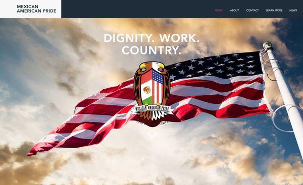 Website Design: Mexican American Pride Website