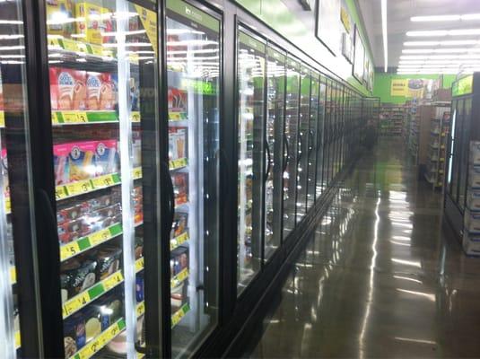 Refrigerated isle.