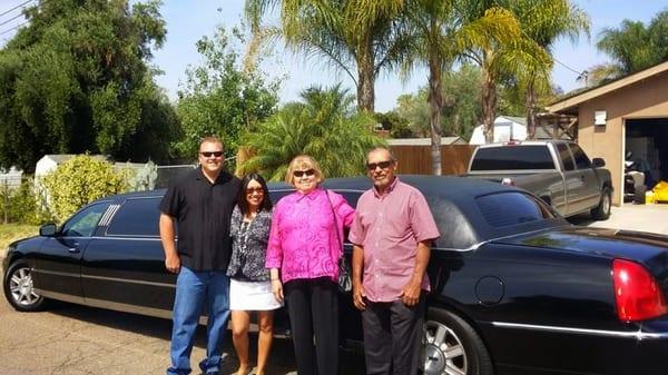 On your marks, get set, GO! The Temecula Limo wine tour was the choice of these fine people that thanked us for our great services.