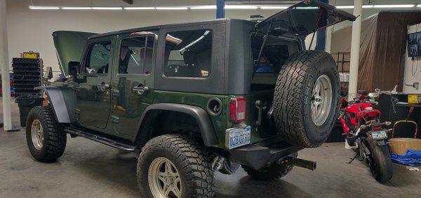 Jeep Repainted Hard Top