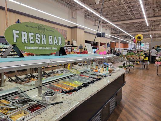 Salad and Soup Bar. Good selection.