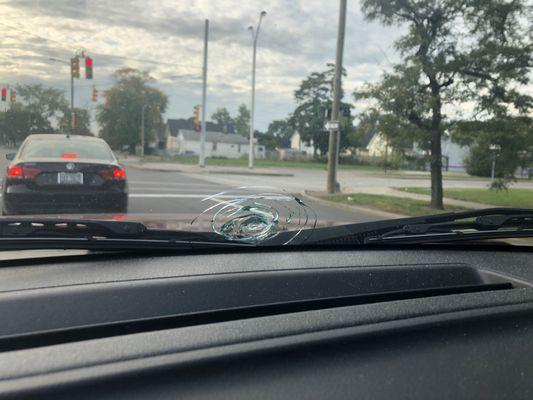 Windshield damage