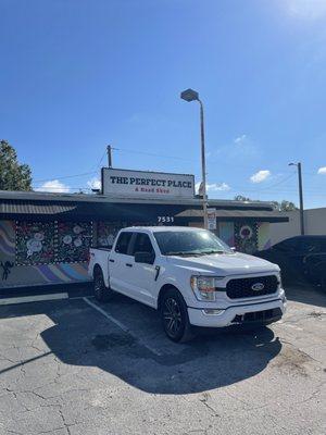 Ghost parked out front