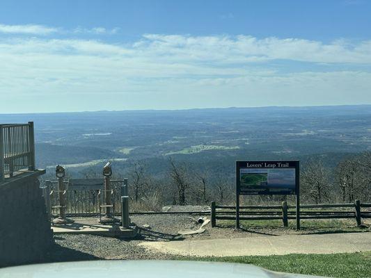 Lover's Leap lookout area