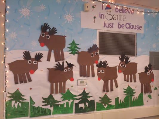 Cute decorations at Allen Avenues daycare room! How cute!