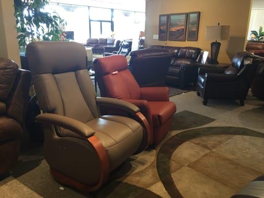 Amazingly comfortable recliner that doesn't look like a "puffy down jacket"! Love!