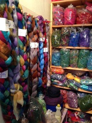 roving for felting and spinning and knitting