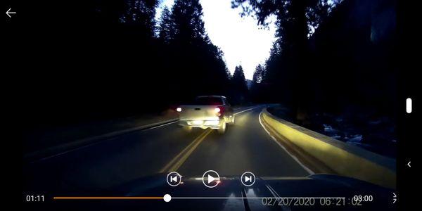 Best electric overtaking on double yellow in Yosemite national park. Doing contract work in curry village.