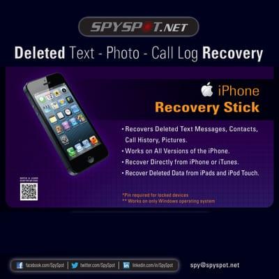 Recover Deleted Texts, Call History, Calendar Entries, Photos, and More