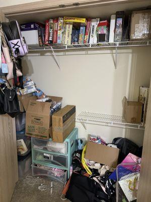 Untouched closet