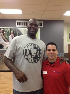 Saturday 24 hour fitness with Shaq