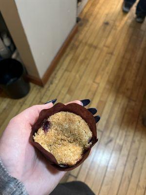 Mini blueberry muffin