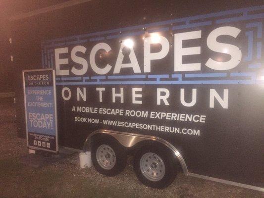 Escape room fun on the go! Great location at HTC.