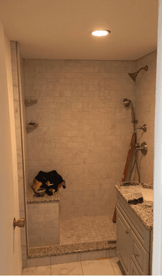 BEFORE: Residential Shower Enclosure