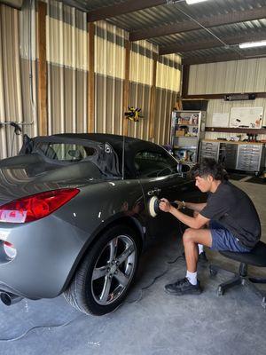 Full vehicle polishing