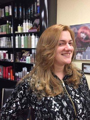 Color, cut and styled by Maritza