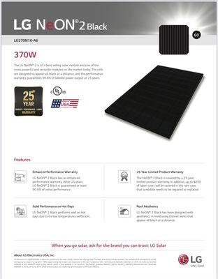 The New Black On Black Super Power Daylight Producing Panels