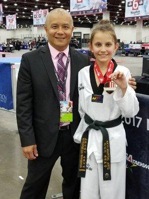 2017 Nationals Sparring Champion Elizabeth