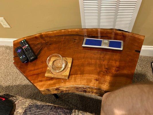 Custom made Cherry end table