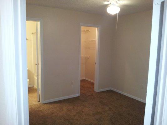 Bedroom Walk-In Closet and Private Bathroom