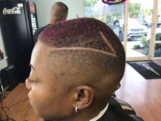 Skin Fade with design