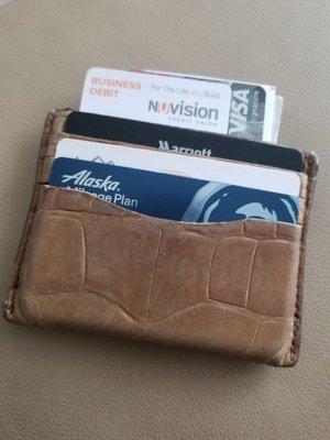 Husband's Slim Wallet HE LOVES IT!