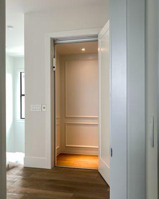 Peachtree Series home elevator design with paint finish.