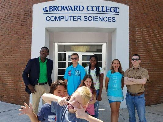 Programs at Broward College! The many faces of our campers and interns.