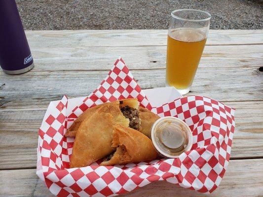 Beef Empanadas and Graduwit.