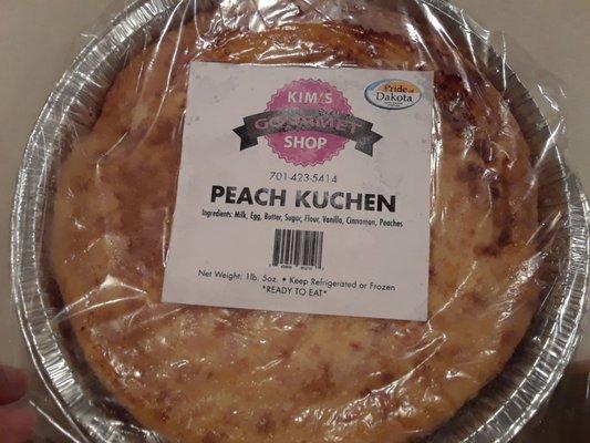 Peach Kuchen is very good!!  4.5 stars!!