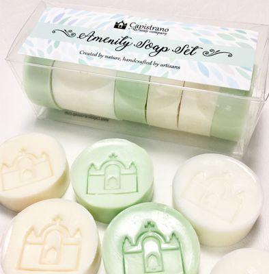 Capistrano amenity soap bars in seasonal fragrances