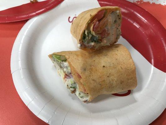 Santa Fe Chicken wrap!!