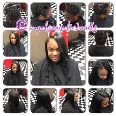 Bundle package Brazilian Wavy 22 & 18" and install, one stop shop