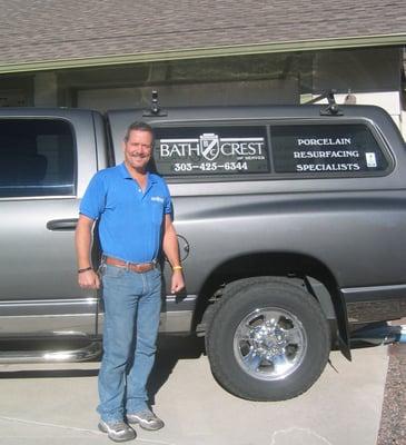 Barry Thomas owner and operator of Bathcrest of Denver since 1985