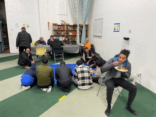 This the recent from recent Ramadan Iftar at the Masjid.