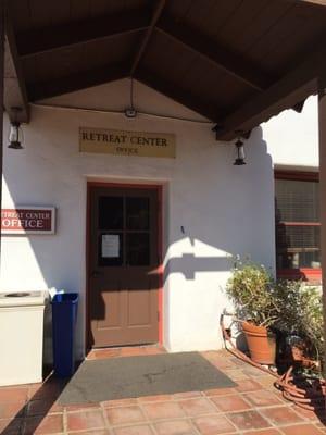 Retreat Center Entrance