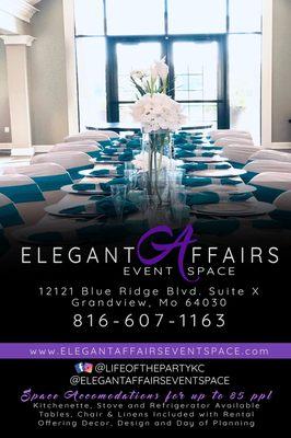 Offering decor services, custom treat tables and more.