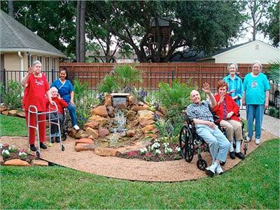 Tranquility residents enjoying the outdoors