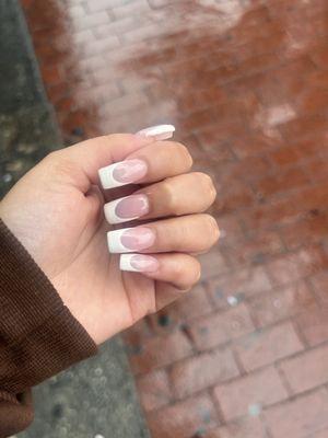 Acrylic with gel French