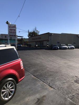 Street View Traveling South on Harrison Avenue. If you don't see this sign you are not at Weinle Auto Sales.