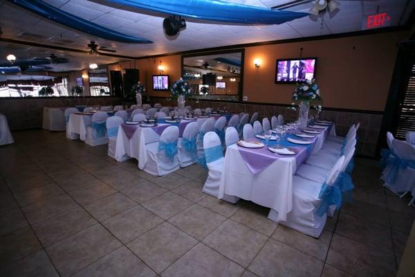 We also have our restaurant available for special events