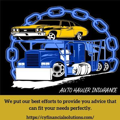 Auto Hauler Insurance cyfinancialsolutions.com